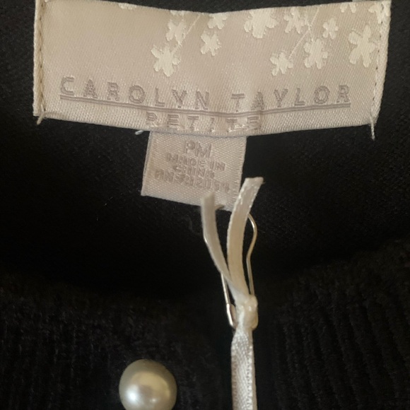 Carolyn Taylor Black Cardigan Sweater - Picture 5 of 5